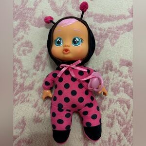 Cry Babies Tiny Cuddles Lady Bug Doll